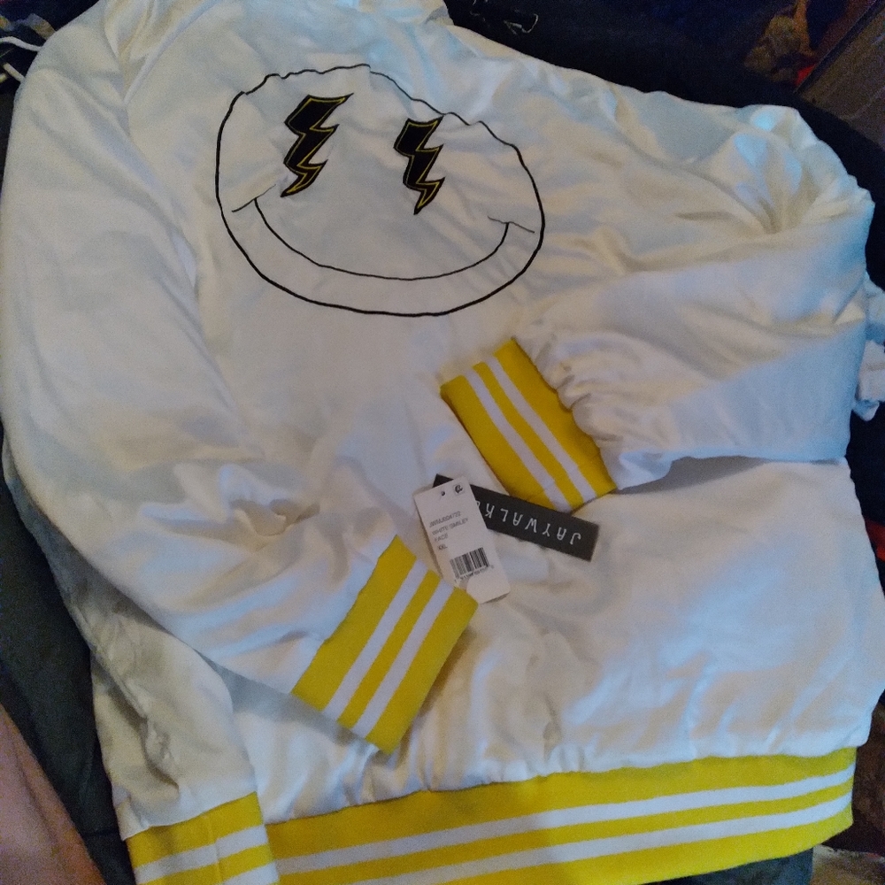 Jaywalking brand happy face hoody
